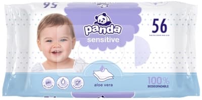 Panda Sensitive Vlhčené ubrousky