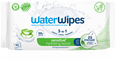 WaterWipes Ubrousky vlhčené Hydrating Clean bez obsahu plastů