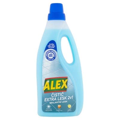 ALEX 2v1 čistič + leštěnka na dlažbu a linoleum s citrónovou vůní