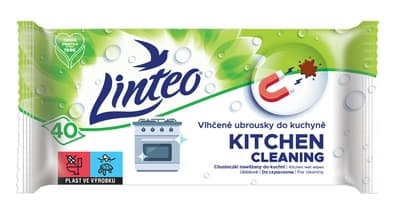 Linteo Vlhčené ubrousky do kuchyně