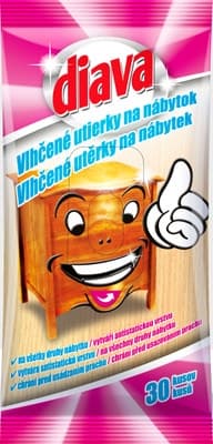 Diava Úklidové ubrousky na nábytek