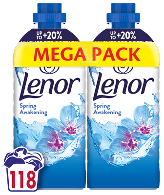 Lenor Aviváž Spring duopack, 2x 1239 ml