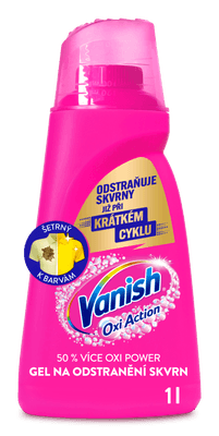 Vanish Oxi Action gel na odstranění skvrn