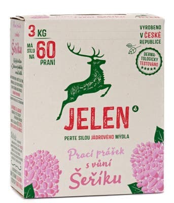 Jelen Prací prášek s vůní šeříku 3kg