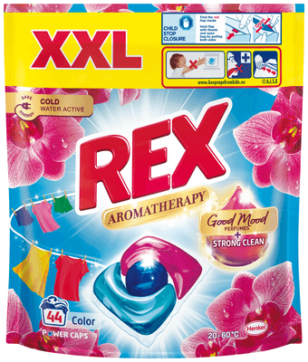 Rex Prací kapsle Aromatherapy Orchid Color, 528 g