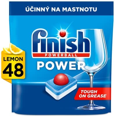 Finish Power All in 1 tablety do myčky nádobí Lemon Sparkle