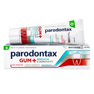 Parodontax Zubní pasta Whitening Pro Dásně, dech & Citlivé zuby