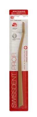 Swissdent Zubní kartáček Profi Whitening soft, zlatý