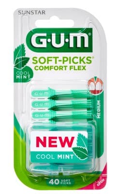 GUM Mezizubní kartáčky Soft-Picks Comfort Flex Mint Regular 0.8mm