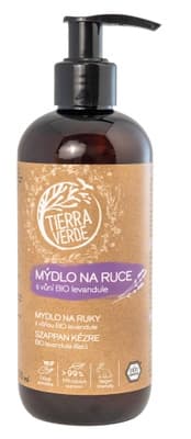 Tierra Verde Tekuté mýdlo na ruce s vůní BIO levandule