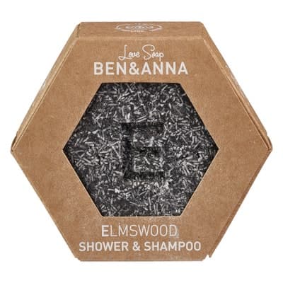 Ben & Anna Tuhý šampon a mýdlo Elm Wood