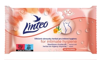 Linteo Vlhčené ubrousky pro intimní hygienu