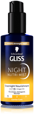 Gliss Noční vyživující lehký sprej Night Nutri Mist