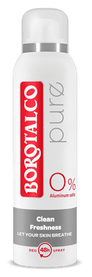 Borotalco Pure deodorant 48h