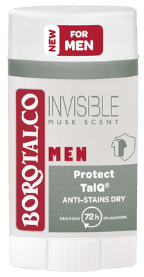 Borotalco MEN Invisible Dry tuhý deodorant