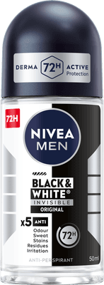 Nivea Men Invisible for Black & White Power antiperspirant roll