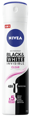 Nivea Invisible for Black & White Clear antiperspirant