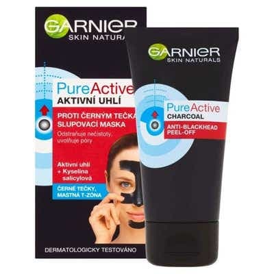 Garnier Pure Active Slupovací maska proti černým tečkám s aktivním uhlím