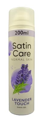 Gillette Satin Care gel na holení Normal Skin Lavender Touch