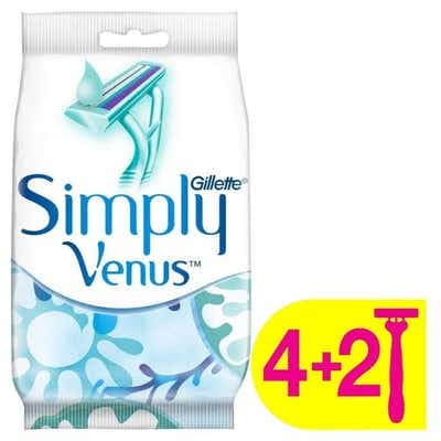 Gillette Simply Venus 2 dámské pohotová holítka s zvlhčujícím páskem