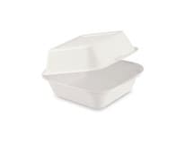 PrimeSource Box na burger z cukrové třtiny 15 x 15 cm 50 ks