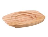 METRO PROFESSIONAL Podnos pro pánev 11/15 cm dřevěný 1 ks