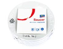 aro Podšálek BASIC 11,5 cm k šálku 90 ml porcelán 6 ks