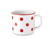 G.Benedikt Hrnek RETRO 750 ml červený porcelán 1 ks