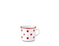 G.Benedikt Hrnek RETRO 80 ml červený porcelán 1 ks