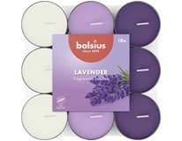 Bolsius Čajové svíčky Lavender 18 ks