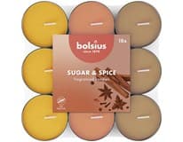 Bolsius Čajové svíčky Sugar 18 ks