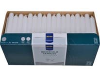 METRO PROFESSIONAL Svíčka 2 x 18 cm bílá 100 ks