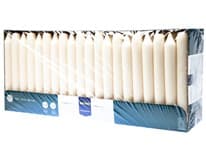 METRO PROFESSIONAL Svíčka 2 x 18 cm slonová kost 100 ks
