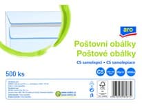 aro Obálka C5 samolepicí bílá 500 ks