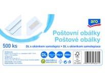 aro Obálka DL s okénkem samolepicí 500 ks