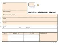 OPTYS Příjmový pokladní doklad číslovaný samopropisovací 5 ks