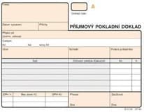 OPTYS Příjmový pokladní doklad číslovaný samopropisovací 5 ks