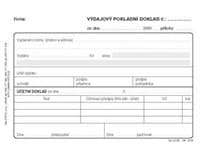 SIGMA Výdajový doklad A6 50 listů 10 ks