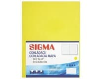 SIGMA Desky Odkládací mapa 250 žluté 10 ks
