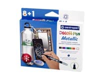 centropen Značkovač Decorpen Metallic na kov 8+1 ks