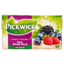 Pickwick Fruit Fusion Ovocnobylinný čaj aromatizovaný s kousky lesního ovoce 20 x 1,75g (35g)