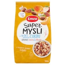 Emco Super Mysli Bez přidaného cukru křupavé ovoce & ořechy 500g