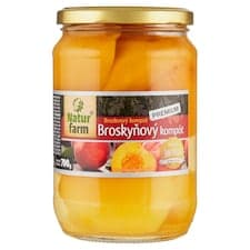 Natur Farm Prémium broskvový kompot 700g