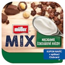 Müller Mix Jogurt s čokoládovými hvězdami 130g