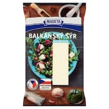 Madeta Balkánský sýr bez příchutě 115g