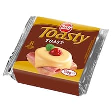 Zott Toasty Toast tavený plátkový sýr 8 x 18,75g (150g)