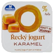 Milko Řecký jogurt 0% karamel 140g