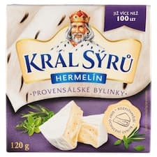 Král Sýrů Hermelín provensálské bylinky 120g