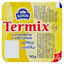 Mlékárna Kunín Termix s tvarohem a smetanou s příchutí vanilka 90g