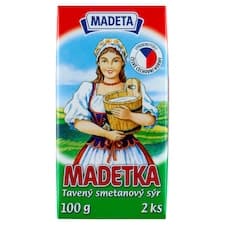 Madeta Madetka tavený smetanový sýr 2 ks 100g
